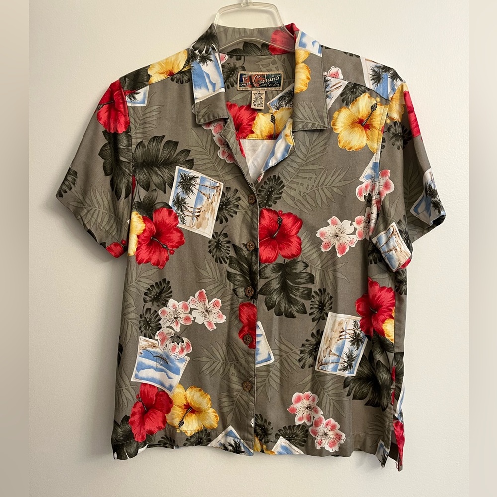 La Cabana Hawaiian Blouse